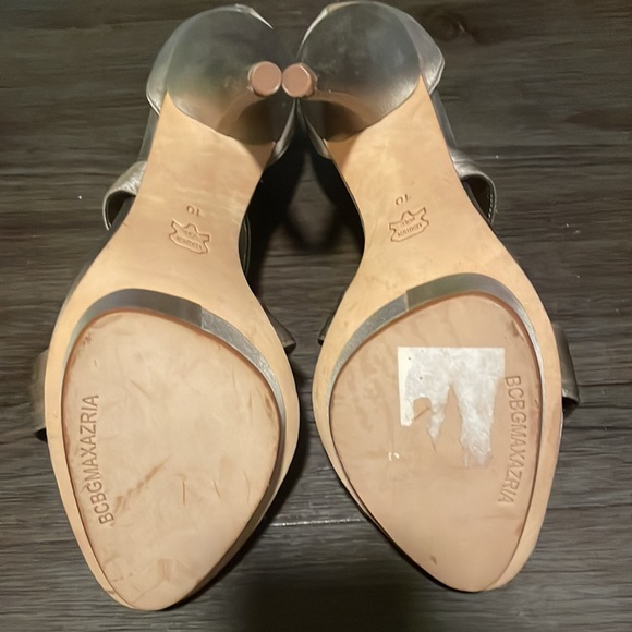 BCBG Pewter High Platform Heels 10M NWOT - Picture 10 of 12